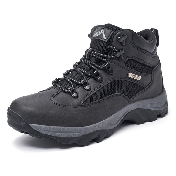 CC-Los Other - CC-Los Mens Waterproof Hiking Boots Outdoor Relaxed Fit Lightweight Black 14